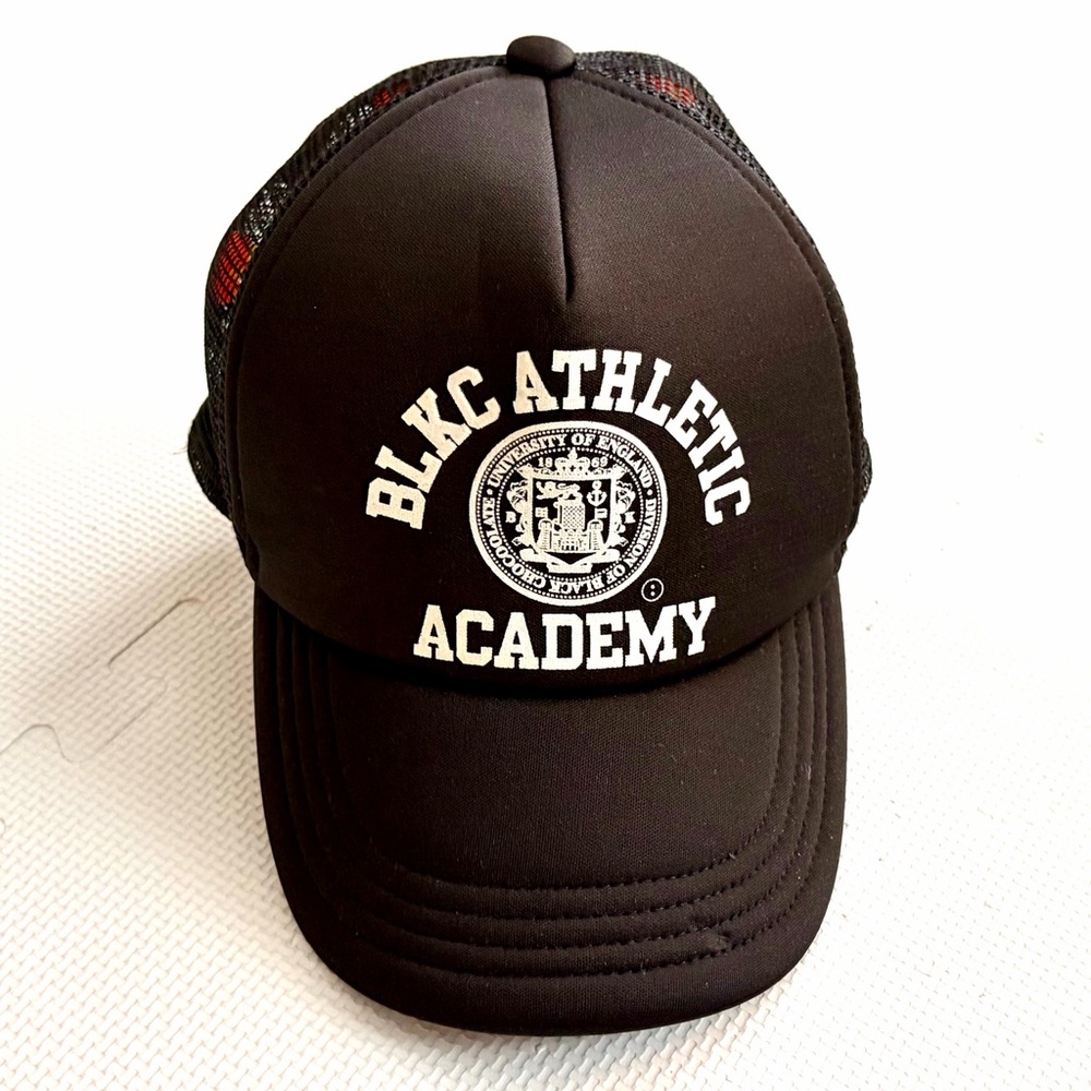 BLKC Athletic Academy Black Trucker Cap